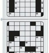 Zippo® Crossword Puzzle Black on White Matte Lighter  20897