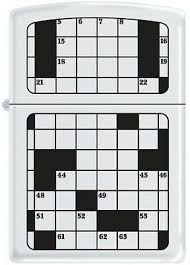 Zippo Crossword Puzzle Black