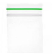 Grip Sealed Plain Resealable Bags With Green Strip 2″x2″