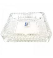 Qianli Crystal Natural Type Glass Ashtray Square – 15cm
