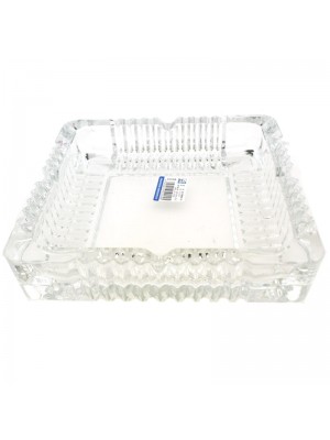 Qianli Crystal Natural Type Glass Ashtray Square - 15cm