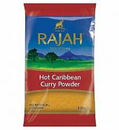 Rajah Caribbean Curry Powder Hot 100g
