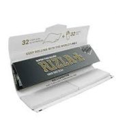 Rizla Silver Combi Pack – King Size Slim Rolling Papers + Paper Tips