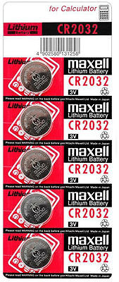Maxell Lithium Battery CR2032 (5 on a Card)