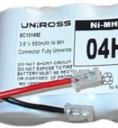 3.6V Uniross Cordless Phone Battery 3×1/2AA NiMH 04H BC101692