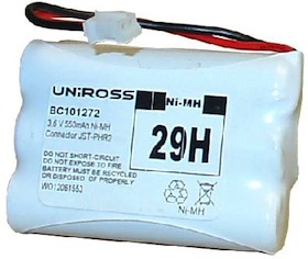 3.6V Uniross Cordless Phone Battery 3xAAA NiMH 29H BC101272