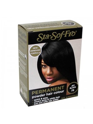 Sta-Sof-Fro Jet Black Powder Hair Colour- 8g