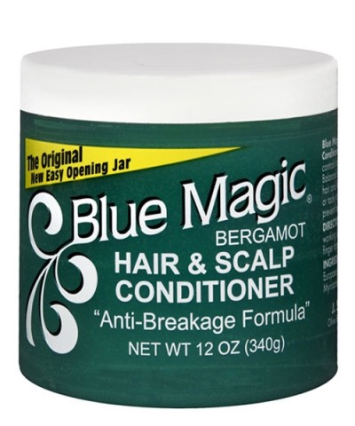 Blue Magic Condition Hairdress Bergamont Green 12oz