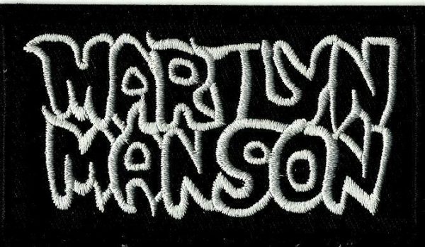 Marilyn Manson 'Logo' Patch