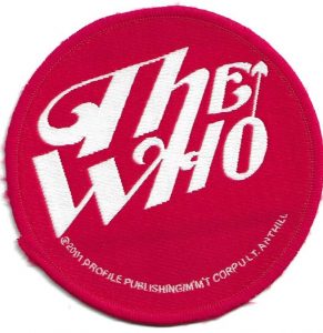 The WHO Red Logo Patch