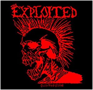 Exploited 'Red Mohican Skull'