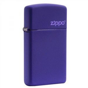 Genuine New Zippo® Slim® Purple Matte 1637ZL