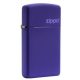 Genuine New Zippo® Slim® Purple Matte 1637ZL