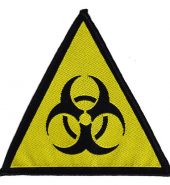 Biohazard Yellow Hazzard Triangle Patch
