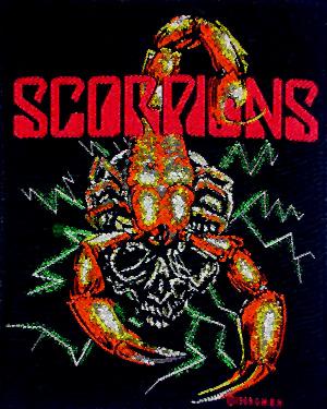 Scorpions Official 1989 Vintage Patch