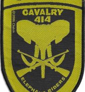 Clutching at Straws ‘Elephant Rider’ Shield Patch