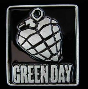 New-Official-Green-Day-'Grenade'-Metal-Belt-Buckle