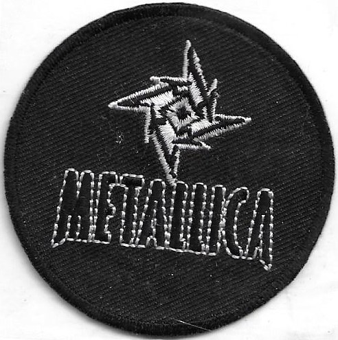 Metallic 'Ninja Star' Inspired Iron On Embroidered Patch