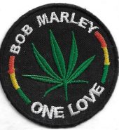 Bob Marley ‘One Love’ Inspired Iron On Patch