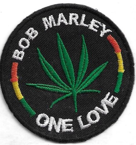 Bob Marley 'One Love' Inspired Iron On Patch