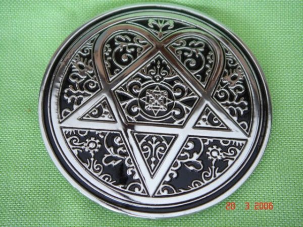 New-Official-Pentagram-Metal-Belt-Buckle