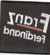 Franz Ferdinand ‘Reverse Logo’ Inspired Iron On Embroidered Patch