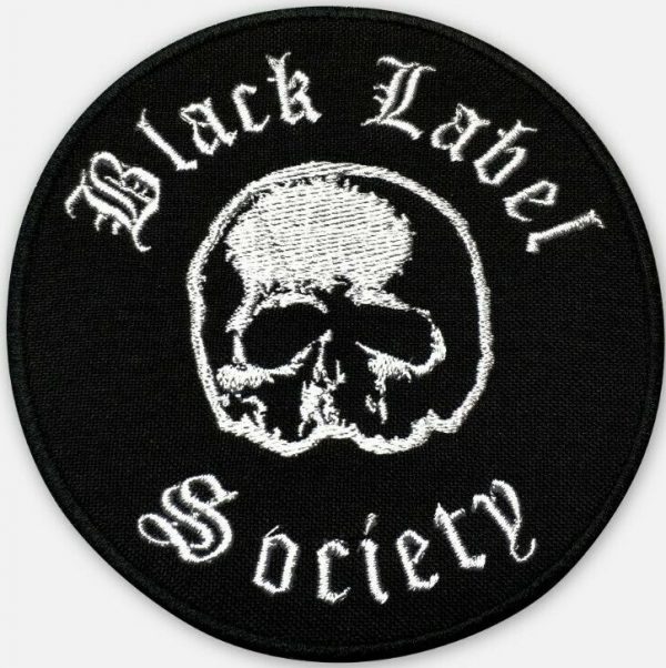 Black-Label-Society-Motorcycle-Club-'Logo'-Patch-WOVEN-SEW-ON-PATCH