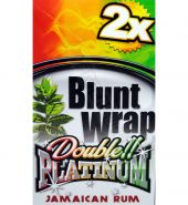 Blunt Wrap Double Platinum Jamaican Rum – 25 x 2 Blunts per Pack