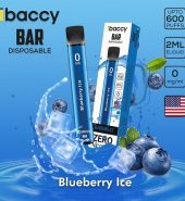 iBACCY Disposable Bar Blueberry Ice 600 puffs 0% Nicotine