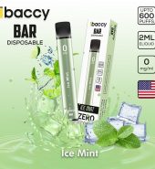 iBACCY Disposable Bar Ice Mint 600 puffs 0% Nicotine