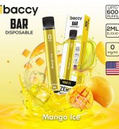 iBACCY Disposable Bar Mango Ice 600 puffs 0% Nicotine