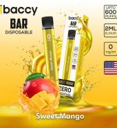 iBACCY Disposable Bar Sweet Mango 600 puffs 0% Nicotine