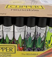 Clipper Assorted Daily Weed Print Lighter 40pcs