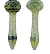 Long Glass Smoking Pipe (Pack of 4) – 10cm