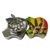 2 Parts Apple Metal Silver Grinder – HX011