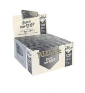 Rizla Silver Super Thin King Size Rolling Papers + Tips 24’s Combi Pack
