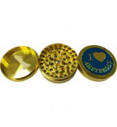 3 Parts 50mm Amsterdam Metal Gold Grinder – SMK523DY