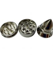3 Parts Silver Metal Bullet Grinder