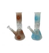 Small Percolator Glass Bong Mix Colours – GWP1260SD E 8″