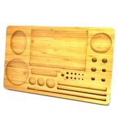 Extra Large Wooden Rolling Tray with Compartments – TRY-B428x260