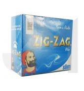 Zig-Zag Blue Slim King Size Rolling Papers Box of 50pks