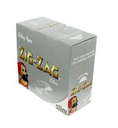 Zig-Zag Silver King Size Slim Rolling Papers Box of 50pks