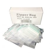 Zipper Branded 60mm x 60mm Clear Bags 5 Boxes