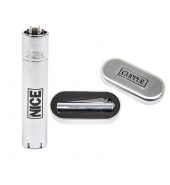 Mr Nice Logo Metal Clipper Lighter – Silver