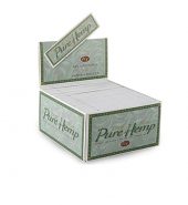 Pure Hemp King Size Un-Bleached Rolling Papers Box of 50’s