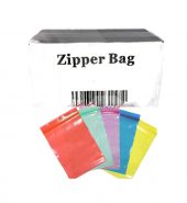 Zipper Branded  30mm x 30mm Orange Bags