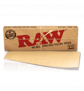 Raw CLASSIC 1 1/4 Brown Unbleached Cigarette Papers Box 24 Packs