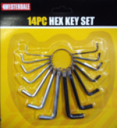 14 Pc Hex key Set