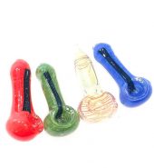 Mix Colour Smoking Glass Spoon Pipe – IP2.5 – 12pcs