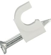 Cable Clips Round 7mm (Pk of 10a0)